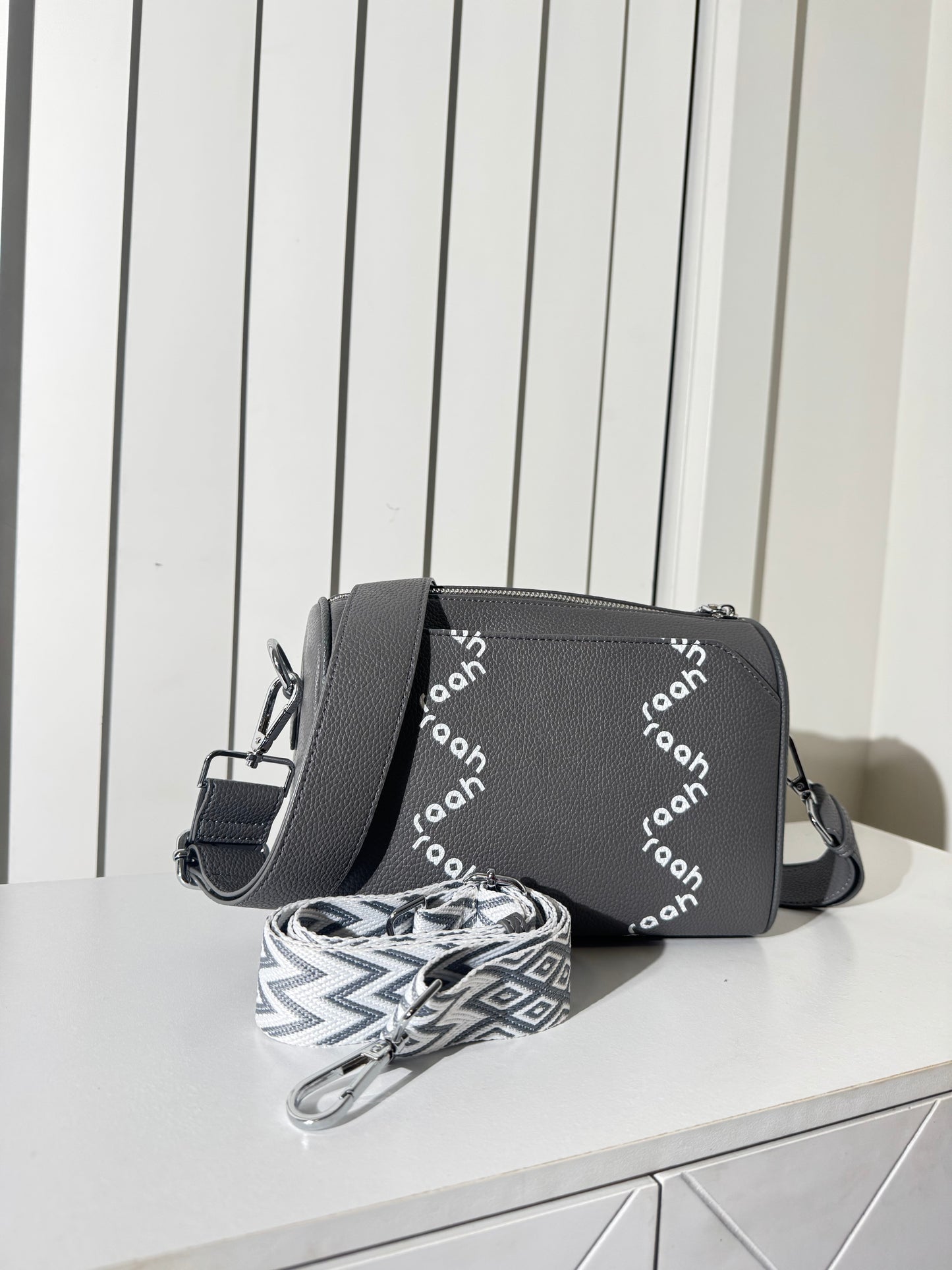 SEEN Cross Bag - Dual Strap (Gray)