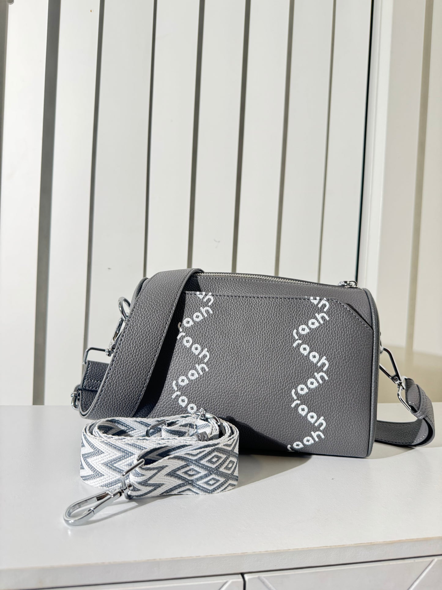 SEEN Cross Bag - Dual Strap (Gray)